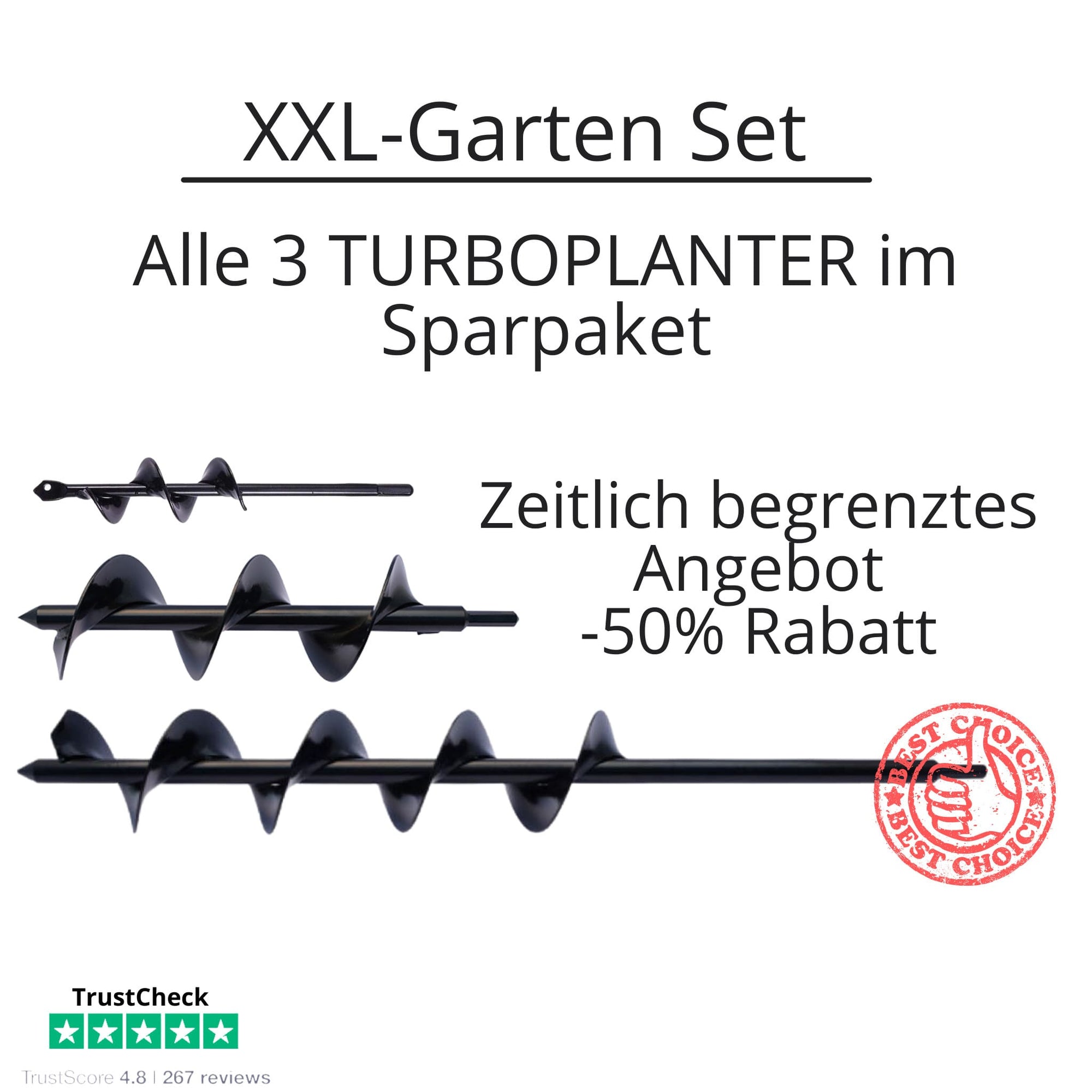 TURBOPLANTER - XXL Garten Set - TURBOPLANTER™ - Das Original nur hier im Shop!